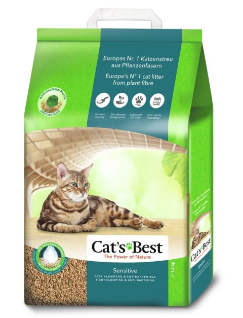 Cat"s Best Sensitive żwirek 20L (WYPRZEDAŻ) Cat"s Best Sensitive żwirek 20L (WYPRZEDAŻ)