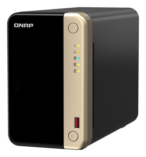 Qnap TS-264-8G, Tower, 2 x 2.5"/3.5" SATA, Intel Celeron N5105/N5095 4C/4T, 8 GB DDR4 onboard not expandable, 2 x 2.5GbE, option Qnap TS-264-8G, Tower, 2 x 2.5"/3.5" SATA, Intel Celeron N5105/N5095 4C/4T, 8 GB DDR4 onboard not expandable, 2 x 2.5GbE, option