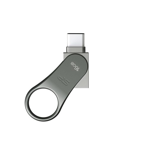Pendrive Silicon Power Mobile C80 16GB USB 3.1/Type-C Silver Pendrive Silicon Power Mobile C80 16GB USB 3.1/Type-C Silver