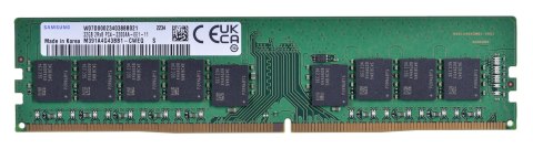 Samsung UDIMM ECC 32GB DDR4 2Rx8 3200MHz PC4-25600 M391A4G43BB1-CWE Samsung UDIMM ECC 32GB DDR4 2Rx8 3200MHz PC4-25600 M391A4G43BB1-CWE