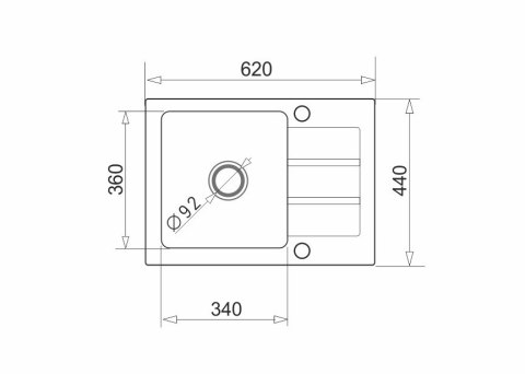 Czarny zlewozmywak granitowy Maidsinks 62x44 1B 1D karbon (Pyragranit; kolor czarny) Czarny zlewozmywak granitowy Maidsinks 62x44 1B 1D karbon (Pyragranit; kolor czarny)