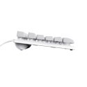 Klawiatura gamingowa TRUST GXT833W THADO TKL US White