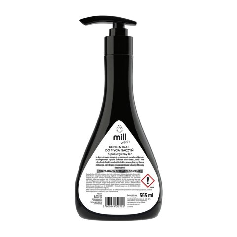 MILL WASH Koncentrat balsam do mycia naczyń Hipoalergiczny Len 555ml MILL WASH Koncentrat balsam do mycia naczyń Hipoalergiczny Len 555ml
