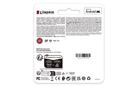 KINGSTON microSDXC Canvas Go Plus 512GB KINGSTON microSDXC Canvas Go Plus 512GB