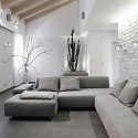 Kinkiet pojedynczy sufitowy ścienny chrom Activejet GIZEL reflektor E14 do salonu