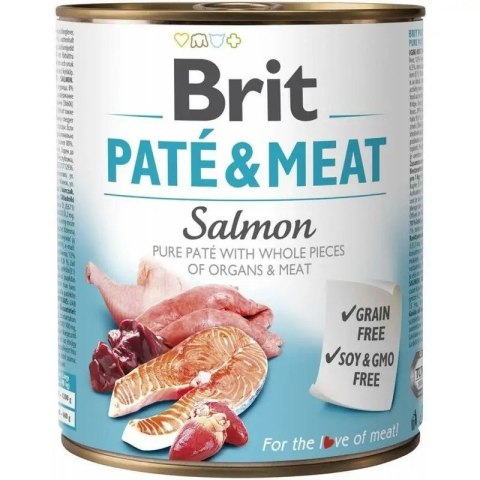 BRIT PATE&MEAT SALMON 800g BRIT PATE&MEAT SALMON 800g
