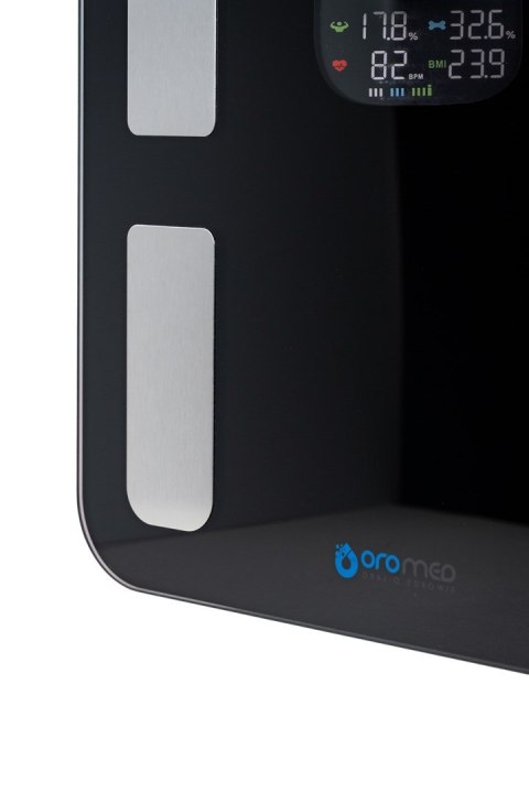Waga łazienkowa ORO BLUETOOTH SMART BLACK OROMED