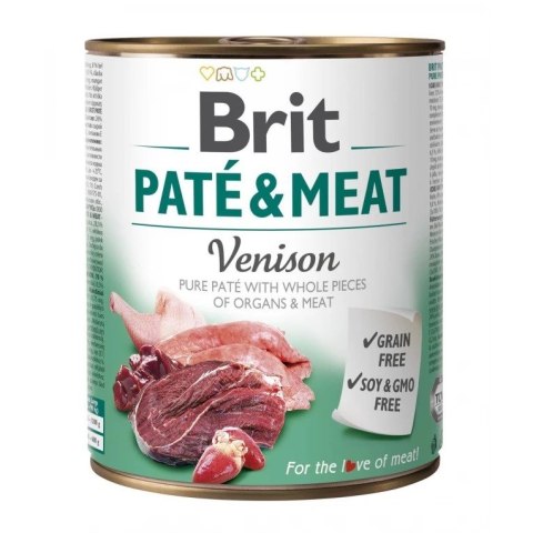 BRIT PATE&MEAT VENISON 800g BRIT PATE&MEAT VENISON 800g