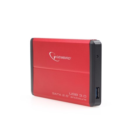 Obudowa na dysk GEMBIRD EE2-U3S-2-R (2.5"; USB 3.0; Aluminium; kolor czerwony) Obudowa na dysk GEMBIRD EE2-U3S-2-R (2.5"; USB 3.0; Aluminium; kolor czerwony)