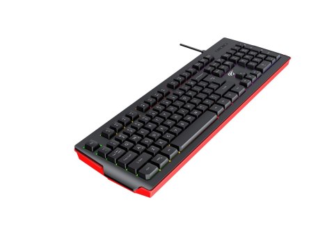 Klawiatura gamingowa Havit KB866L (czarno-czerwony) Klawiatura gamingowa Havit KB866L (czarno-czerwony)