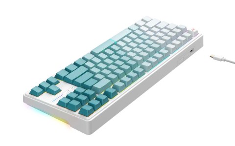 Klawiatura gamingowa Havit KB901L (biało-zielony) Klawiatura gamingowa Havit KB901L (biało-zielony)