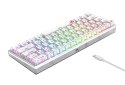 Klawiatura gamingowa Havit KB903L (biel transparentna)