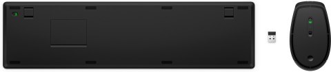 Zestaw klawiatura + mysz HP 650 Wireless Keyboard and Mouse Combo bezprzewodowe czarne 4R013AA Zestaw klawiatura + mysz HP 650 Wireless Keyboard and Mouse Combo bezprzewodowe czarne 4R013AA