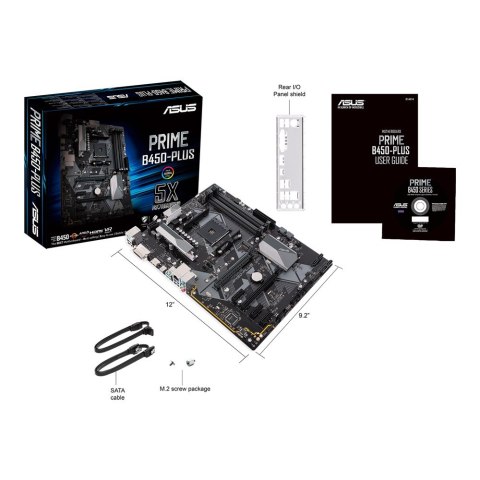 Płyta główna ASUS PRIME PRIME B450-PLUS (AM4; 4x DDR4 DIMM; ATX; CrossFireX)
