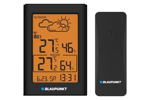 Stacja pogodowa Blaupunkt WS15BK czarna Stacja pogodowa Blaupunkt WS15BK czarna