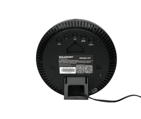 Stacja pogodowa Blaupunkt WS65BK APP czarna Stacja pogodowa Blaupunkt WS65BK APP czarna