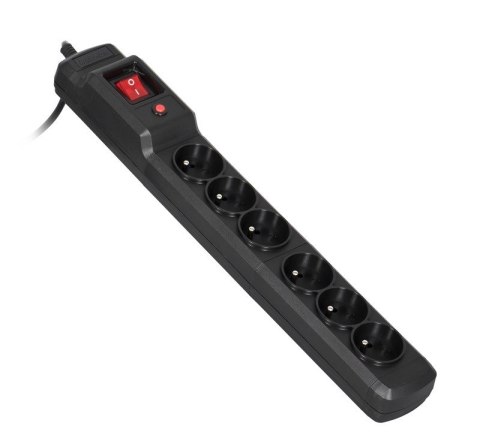 Listwa przeciwprzepięciowa Activejet ACJ COMBO 6Gn 10m (6 x UTE; 10m; kolor czarny) Listwa przeciwprzepięciowa Activejet ACJ COMBO 6Gn 10m (6 x UTE; 10m; kolor czarny)