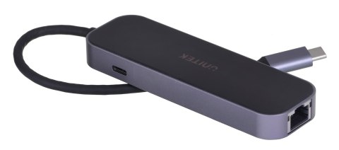 UNITEK HUB USB-C 3.1, RJ-45,3XUSB-A,HDMI,4K,PD100W UNITEK HUB USB-C 3.1, RJ-45,3XUSB-A,HDMI,4K,PD100W