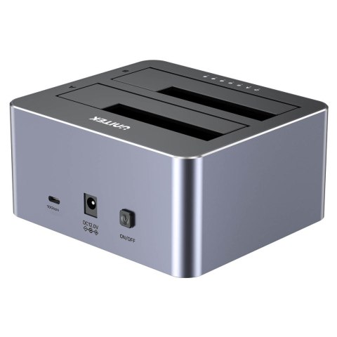 UNITEK STACJA KLONUJĄCA DYSKI 2 X SATA 2,5"/3,5" USB-C 10GBPS UNITEK STACJA KLONUJĄCA DYSKI 2 X SATA 2,5"/3,5" USB-C 10GBPS