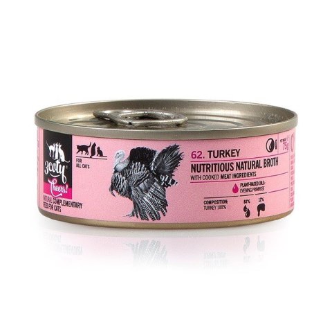 3Coty TURKEY Cheers! Complementary feed for cats 75g 3Coty TURKEY Cheers! Complementary feed for cats 75g