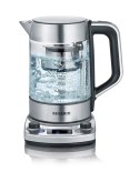 SEVERIN CZAJNIK ELEKTRYCZNY SZKŁO-STAL, REG. TEMPERATURY, SITKO DO HERBATY, AUT. PROGRAM, KONTROLER STRIX, 1,7L 3000W WK3422