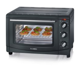 SEVERIN MINI PIEKARNIK, 20 L, TIMER DO 60 MIN, TEMP. OD 100°C DO 230°C, TACA, BLACHA, RUSZT DO GRILLOWANIA, MOC 1500W TO2067