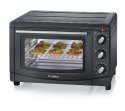 SEVERIN MINI PIEKARNIK, 20 L, TIMER DO 60 MIN, TEMP. OD 100°C DO 230°C, TACA, BLACHA, RUSZT DO GRILLOWANIA, MOC 1500W TO2067