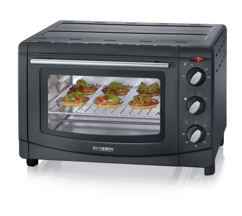 SEVERIN MINI PIEKARNIK, 20 L, TIMER DO 60 MIN, TEMP. OD 100°C DO 230°C, TACA, BLACHA, RUSZT DO GRILLOWANIA, MOC 1500W TO2067 SEVERIN MINI PIEKARNIK, 20 L, TIMER DO 60 MIN, TEMP. OD 100°C DO 230°C, TACA, BLACHA, RUSZT DO GRILLOWANIA, MOC 1500W TO2067