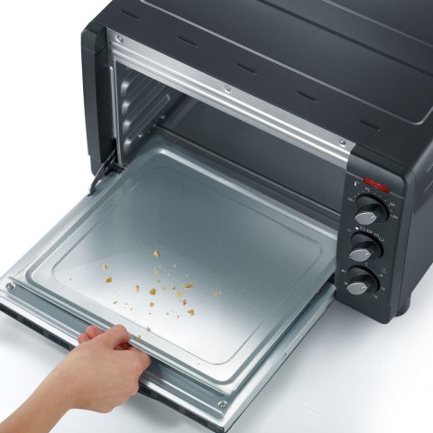 SEVERIN MINI PIEKARNIK, 20 L, TIMER DO 60 MIN, TEMP. OD 100°C DO 230°C, TACA, BLACHA, RUSZT DO GRILLOWANIA, MOC 1500W TO2067 SEVERIN MINI PIEKARNIK, 20 L, TIMER DO 60 MIN, TEMP. OD 100°C DO 230°C, TACA, BLACHA, RUSZT DO GRILLOWANIA, MOC 1500W TO2067