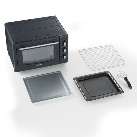 SEVERIN MINI PIEKARNIK, 20 L, TIMER DO 60 MIN, TEMP. OD 100°C DO 230°C, TACA, BLACHA, RUSZT DO GRILLOWANIA, MOC 1500W TO2067 SEVERIN MINI PIEKARNIK, 20 L, TIMER DO 60 MIN, TEMP. OD 100°C DO 230°C, TACA, BLACHA, RUSZT DO GRILLOWANIA, MOC 1500W TO2067