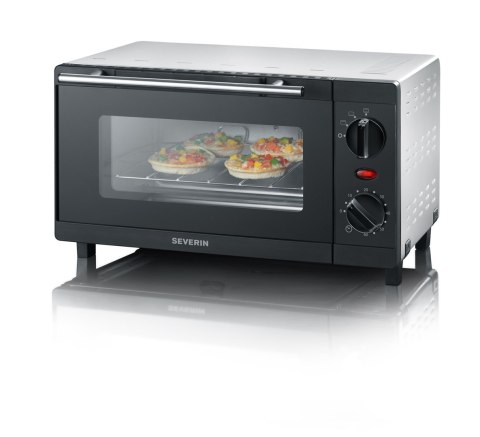 SEVERIN MINI PIEKARNIK, POJEMNOŚĆ 9 LITR., TIMER DO 60 MIN., KRATKA DO GRILLOWANIA I PIECZENIA, MOC 800 W TO2052 SEVERIN MINI PIEKARNIK, POJEMNOŚĆ 9 LITR., TIMER DO 60 MIN., KRATKA DO GRILLOWANIA I PIECZENIA, MOC 800 W TO2052