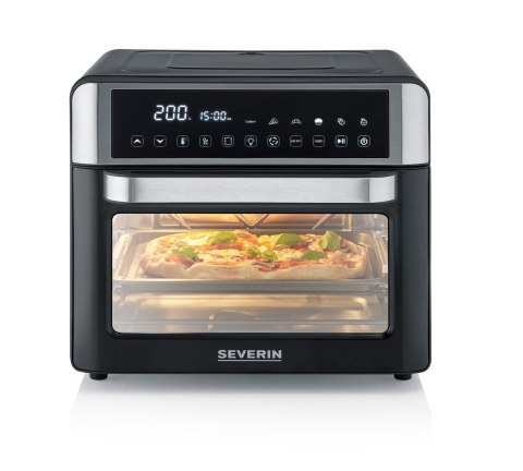 SEVERIN MINI PIEKARNIK Z FUNKCJĄ AIR FRYER, 12 AUTO. PROGRAMÓW, WYŚWIELACZ DOTYKOWY LED, TEMP. 40°C-220°C, 25 L ,2200W TO2077 SEVERIN MINI PIEKARNIK Z FUNKCJĄ AIR FRYER, 12 AUTO. PROGRAMÓW, WYŚWIELACZ DOTYKOWY LED, TEMP. 40°C-220°C, 25 L ,2200W TO2077