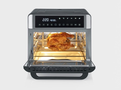 SEVERIN MINI PIEKARNIK Z FUNKCJĄ AIR FRYER, 12 AUTO. PROGRAMÓW, WYŚWIELACZ DOTYKOWY LED, TEMP. 40°C-220°C, 25 L ,2200W TO2077 SEVERIN MINI PIEKARNIK Z FUNKCJĄ AIR FRYER, 12 AUTO. PROGRAMÓW, WYŚWIELACZ DOTYKOWY LED, TEMP. 40°C-220°C, 25 L ,2200W TO2077