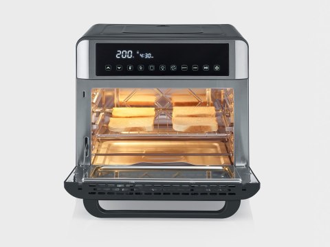 SEVERIN MINI PIEKARNIK Z FUNKCJĄ AIR FRYER, 12 AUTO. PROGRAMÓW, WYŚWIELACZ DOTYKOWY LED, TEMP. 40°C-220°C, 25 L ,2200W TO2077 SEVERIN MINI PIEKARNIK Z FUNKCJĄ AIR FRYER, 12 AUTO. PROGRAMÓW, WYŚWIELACZ DOTYKOWY LED, TEMP. 40°C-220°C, 25 L ,2200W TO2077