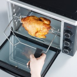 SEVERIN MINI PIEKARNIK Z TERMOOBIEGIEM, PÓJ. 30 L , TEMP. DO 230°C, TIMER DO 120 MIN., ROŻNO, RUSZT I BLACHA MOC 1600W TO2056