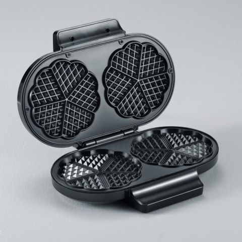 SEVERIN WAFLOWNICA PODWÓJNA, KSZTAŁ GOFRÓW SERCA, POWŁOKA ANTYADHEZYJNA, STAL, MOC 1200W WA2106 SEVERIN WAFLOWNICA PODWÓJNA, KSZTAŁ GOFRÓW SERCA, POWŁOKA ANTYADHEZYJNA, STAL, MOC 1200W WA2106