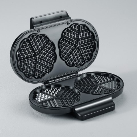 SEVERIN WAFLOWNICA PODWÓJNA, KSZTAŁ GOFRÓW SERCA, POWŁOKA ANTYADHEZYJNA, STAL, MOC 1200W WA2106 SEVERIN WAFLOWNICA PODWÓJNA, KSZTAŁ GOFRÓW SERCA, POWŁOKA ANTYADHEZYJNA, STAL, MOC 1200W WA2106