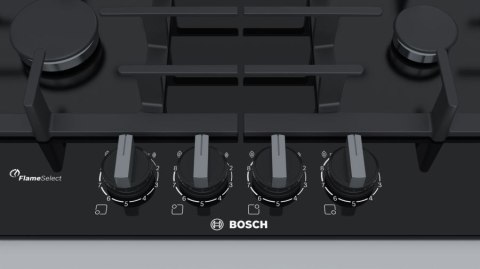Płyta gazowa BOSCH PPP6A6B90 (4 pola grzejne; kolor czarny) Płyta gazowa BOSCH PPP6A6B90 (4 pola grzejne; kolor czarny)