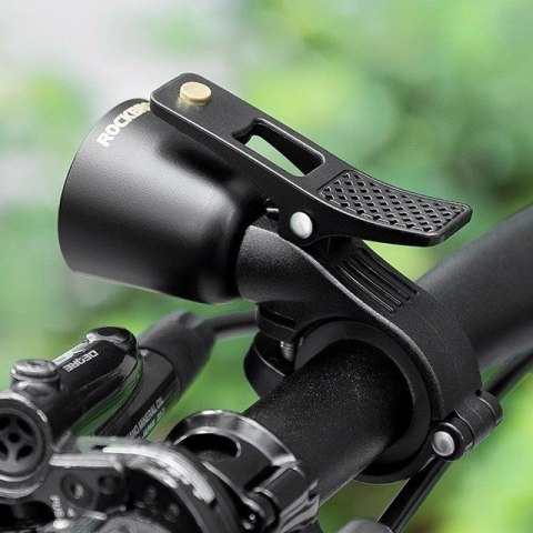 Dzwonek rowerowy Rockbros 34210005001 - czarny Dzwonek rowerowy Rockbros 34210005001 - czarny