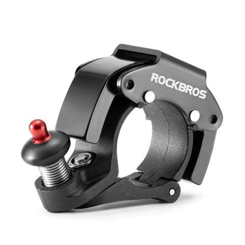 Dzwonek rowerowy Rockbros 34210006001 kształt C - czarny Dzwonek rowerowy Rockbros 34210006001 kształt C - czarny