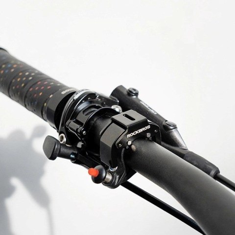 Dzwonek rowerowy Rockbros 34210006001 kształt C - czarny Dzwonek rowerowy Rockbros 34210006001 kształt C - czarny