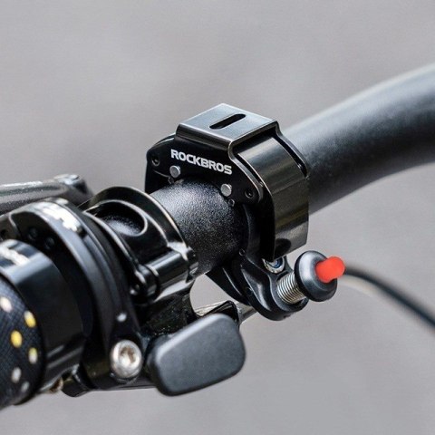 Dzwonek rowerowy Rockbros 34210006001 kształt C - czarny Dzwonek rowerowy Rockbros 34210006001 kształt C - czarny