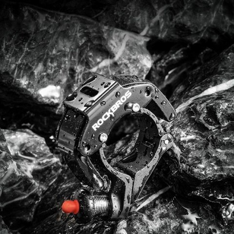 Dzwonek rowerowy Rockbros 34210006001 kształt C - czarny Dzwonek rowerowy Rockbros 34210006001 kształt C - czarny