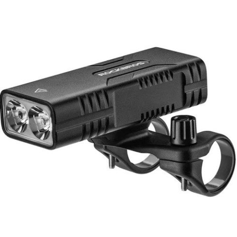 Lampka rowerowa Rockbros 24310002001 850 lm z funkcją powerbanku + kabel USB-C - USB-A - czarna Lampka rowerowa Rockbros 24310002001 850 lm z funkcją powerbanku + kabel USB-C - USB-A - czarna