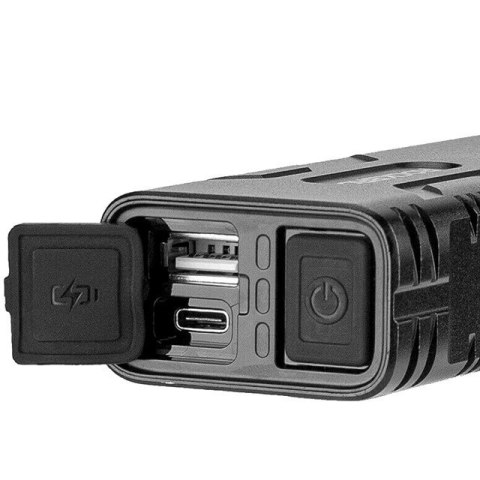 Lampka rowerowa Rockbros 24310002001 850 lm z funkcją powerbanku + kabel USB-C - USB-A - czarna Lampka rowerowa Rockbros 24310002001 850 lm z funkcją powerbanku + kabel USB-C - USB-A - czarna