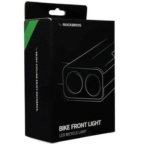 Lampka rowerowa Rockbros 24310002001 850 lm z funkcją powerbanku + kabel USB-C - USB-A - czarna Lampka rowerowa Rockbros 24310002001 850 lm z funkcją powerbanku + kabel USB-C - USB-A - czarna