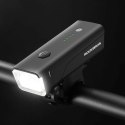 Lampka rowerowa przednia Rockbros 24510003001 260 lm + kabel USB-C - USB-A - czarna