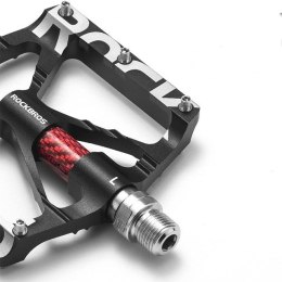 Zestaw pedałów rowerowych Rockbros 37213071001 ze stopu aluminium - czarne