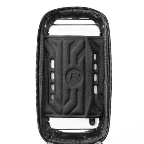Sakwa rowerowa Rockbros B68 na ramę pancerna z kieszonką na telefon i pokrowcem 1.7l - czarna Sakwa rowerowa Rockbros B68 na ramę pancerna z kieszonką na telefon i pokrowcem 1.7l - czarna