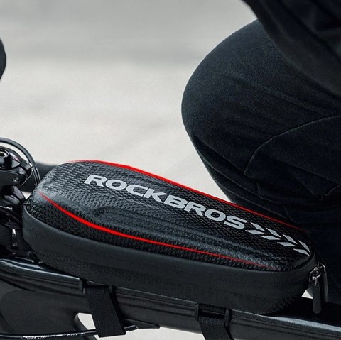 Torba rowerowa Rockbros B62-1 na kierownicę lub ramę 3 l - czarna Torba rowerowa Rockbros B62-1 na kierownicę lub ramę 3 l - czarna